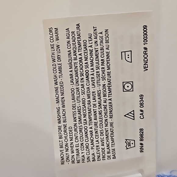 Gloria Vanderbilt Lillian Skimmer Pant Blue Capri Pull-on skimmer Cropped Casual - Picture 8 of 17